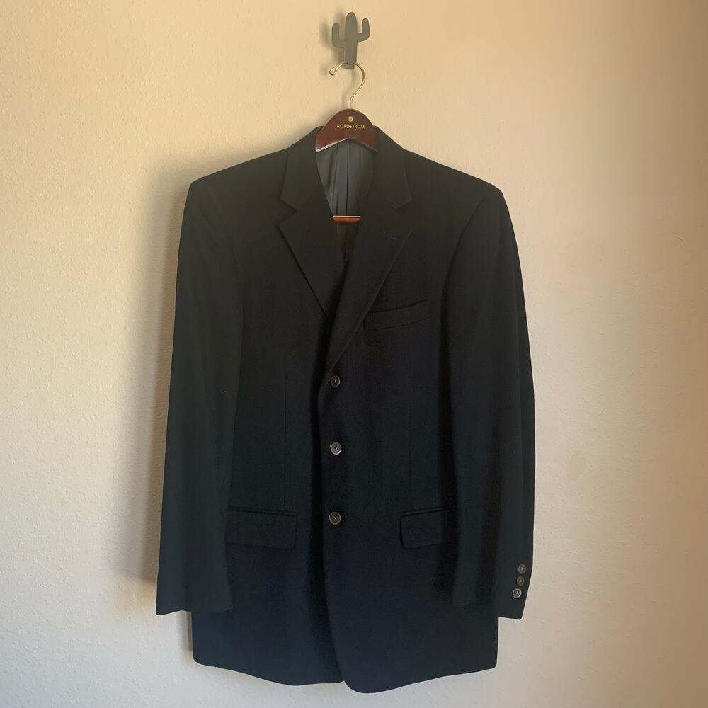 Nordstrom Tallia Sartoria Mongolian Cashmere Blazer Suit Jacket